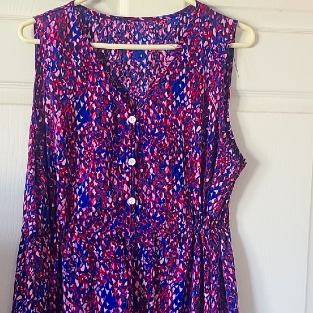 Sleeveless Multicolor Dress